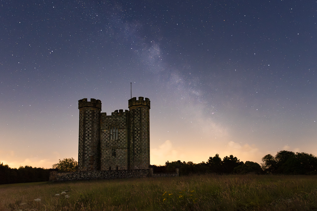 Hiorne Tower and Milky Way