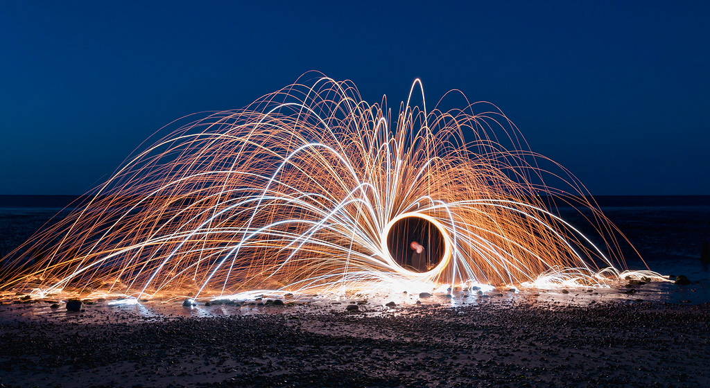 Wire Wool Spinning 1